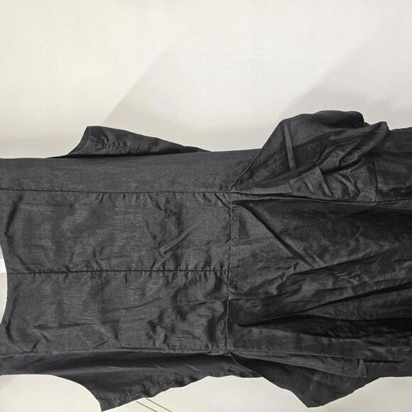 Stylish Black Button-Up Dress -‎ Size 12 - Picture 5 of 5